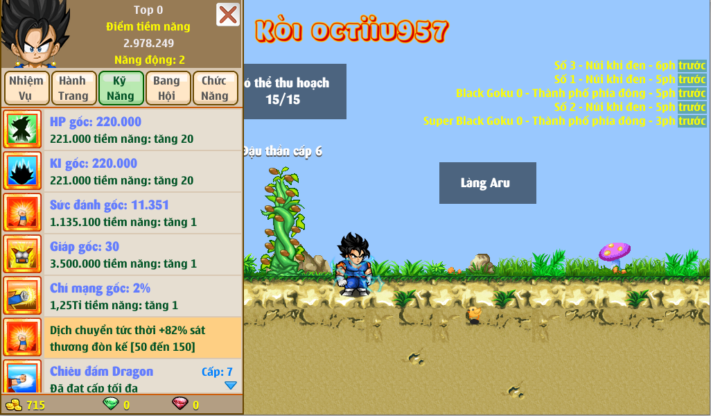 Nick Ngọc Rồng Online VIP giá rẻ, NickDaoQuan.Com, Shop Nick Ngọc Rồng