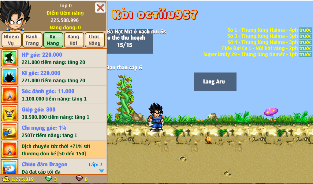 Nick Ngọc Rồng Online VIP giá rẻ, NickDaoQuan.Com, Shop Nick Ngọc Rồng