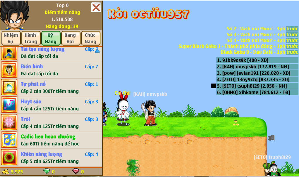 Nick Ngọc Rồng Online VIP giá rẻ, NickDaoQuan.Com, Shop Nick Ngọc Rồng