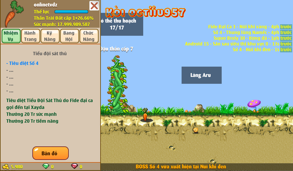 Nick Ngọc Rồng Online VIP giá rẻ, NickDaoQuan.Com, Shop Nick Ngọc Rồng