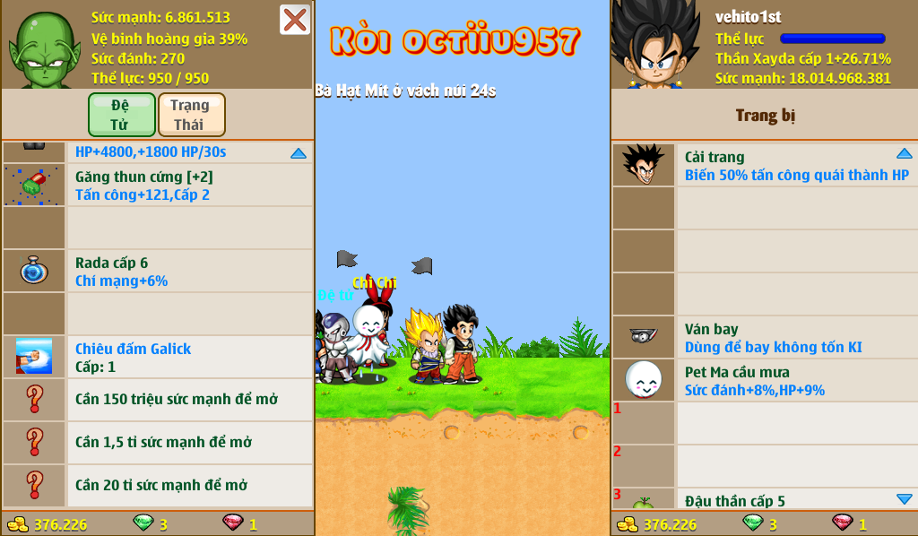 Nick Ngọc Rồng Online VIP giá rẻ, NickDaoQuan.Com, Shop Nick Ngọc Rồng