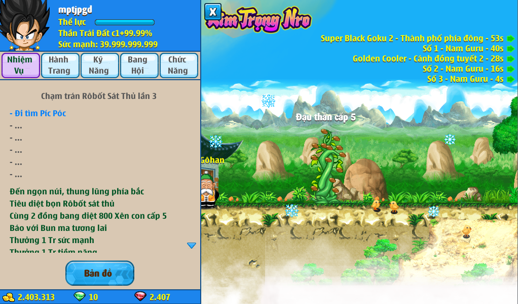 Nick Ngọc Rồng Online VIP giá rẻ, NickDaoQuan.Com, Shop Nick Ngọc Rồng