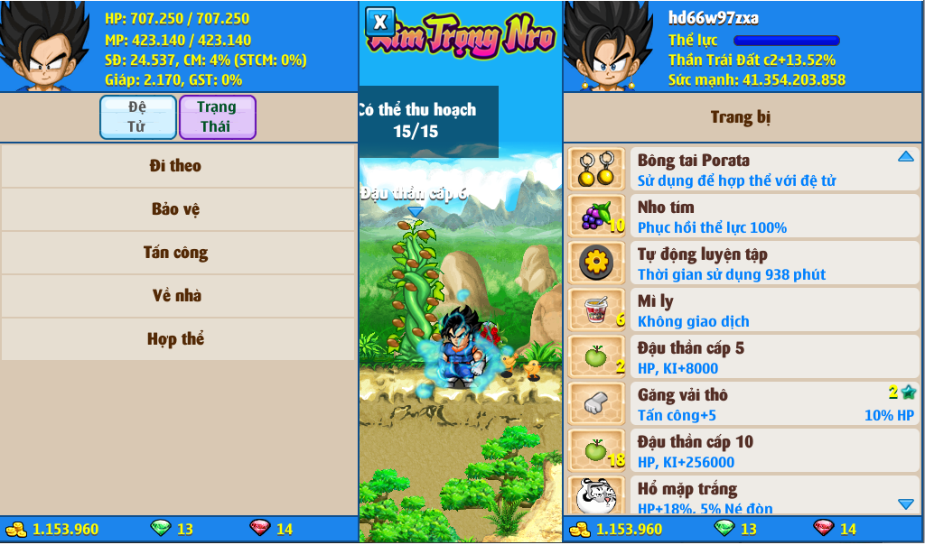 Nick Ngọc Rồng Online VIP giá rẻ, NickDaoQuan.Com, Shop Nick Ngọc Rồng