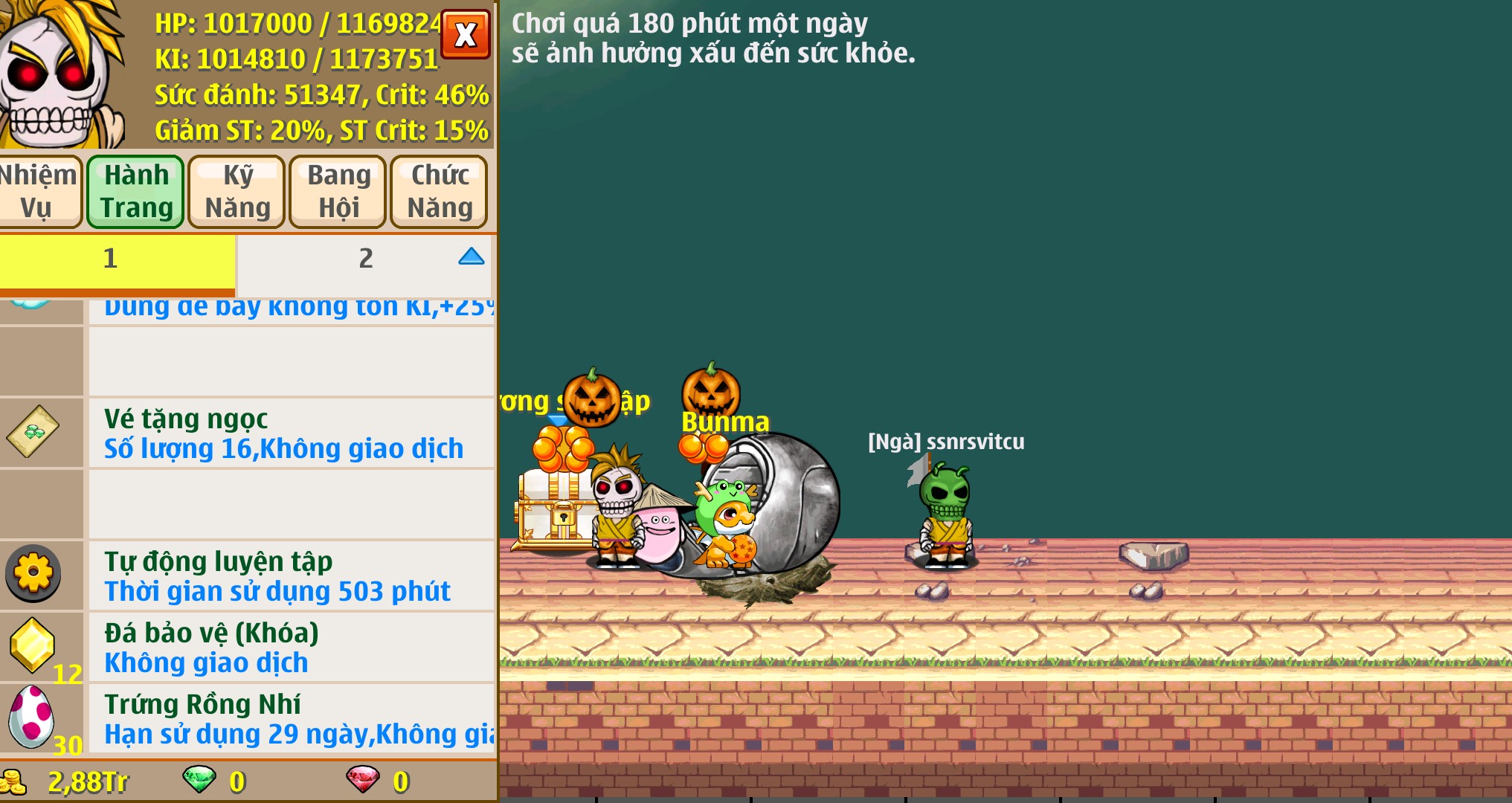 Nick Ngọc Rồng Online VIP giá rẻ, NickDaoquan.Vn, Shop Nick Ngọc Rồng