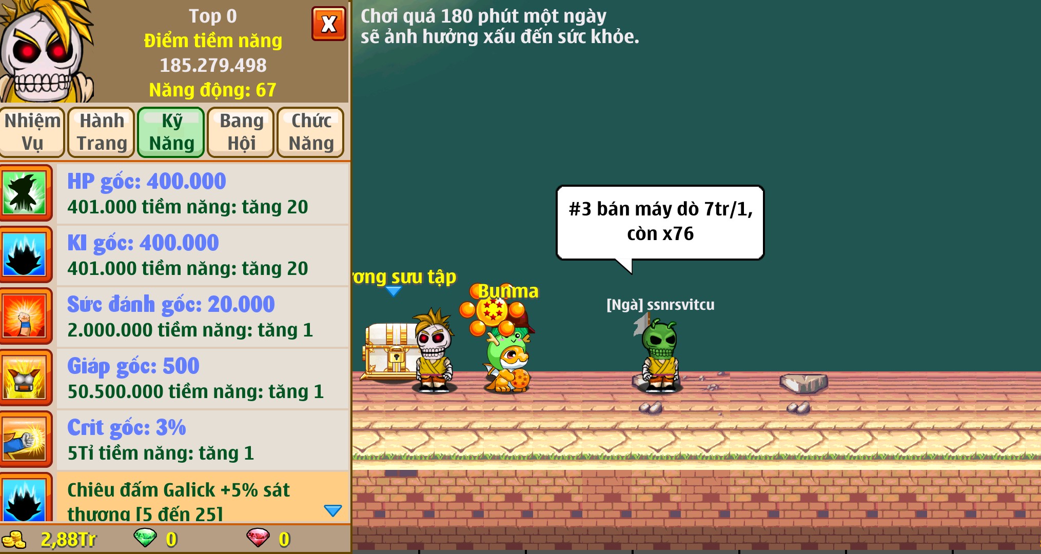 Nick Ngọc Rồng Online VIP giá rẻ, NickDaoquan.Vn, Shop Nick Ngọc Rồng