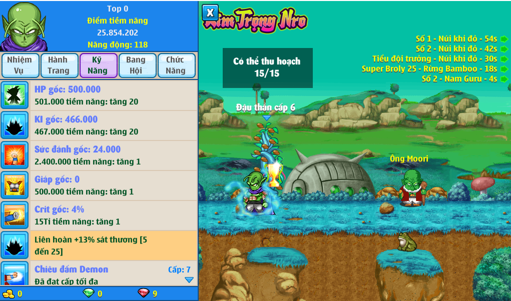 Nick Ngọc Rồng Online VIP giá rẻ, NickDaoQuan.Com, Shop Nick Ngọc Rồng