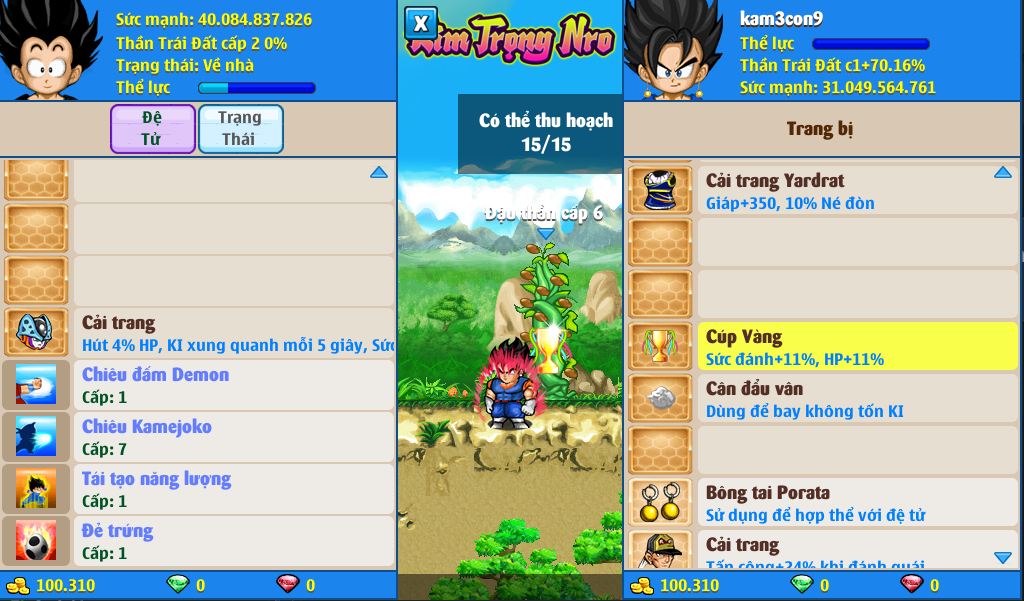 Nick Ngọc Rồng Online VIP giá rẻ, NickDaoQuan.Com, Shop Nick Ngọc Rồng