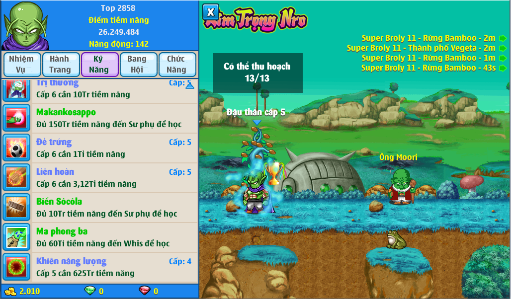 Nick Ngọc Rồng Online VIP giá rẻ, NickDaoQuan.Com, Shop Nick Ngọc Rồng