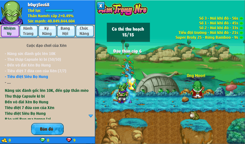 Nick Ngọc Rồng Online VIP giá rẻ, NickDaoQuan.Com, Shop Nick Ngọc Rồng