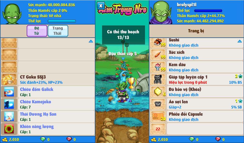 Nick Ngọc Rồng Online VIP giá rẻ, NickDaoQuan.Com, Shop Nick Ngọc Rồng