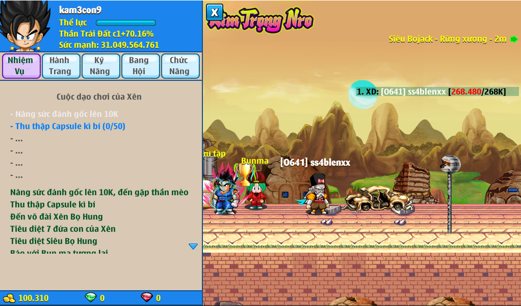 Nick Ngọc Rồng Online VIP giá rẻ, NickDaoQuan.Com, Shop Nick Ngọc Rồng