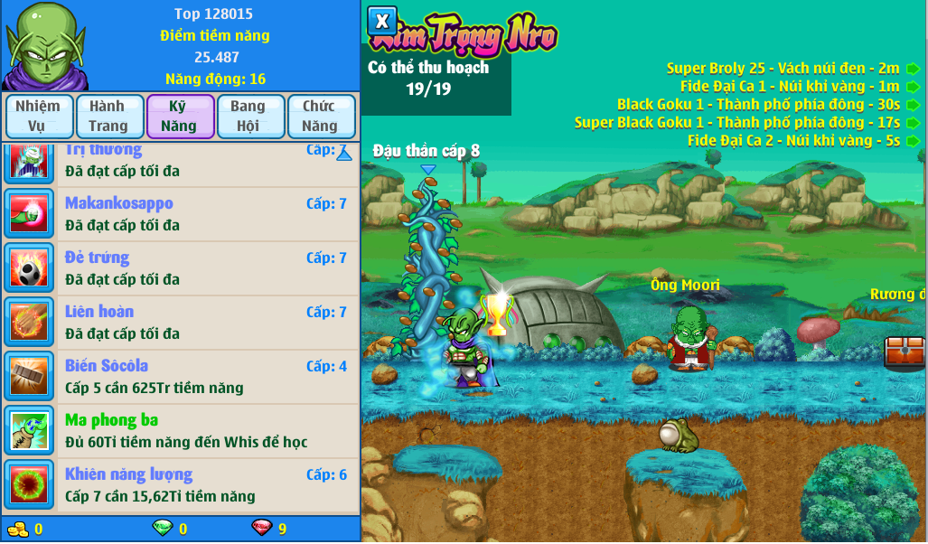 Nick Ngọc Rồng Online VIP giá rẻ, NickDaoQuan.Com, Shop Nick Ngọc Rồng