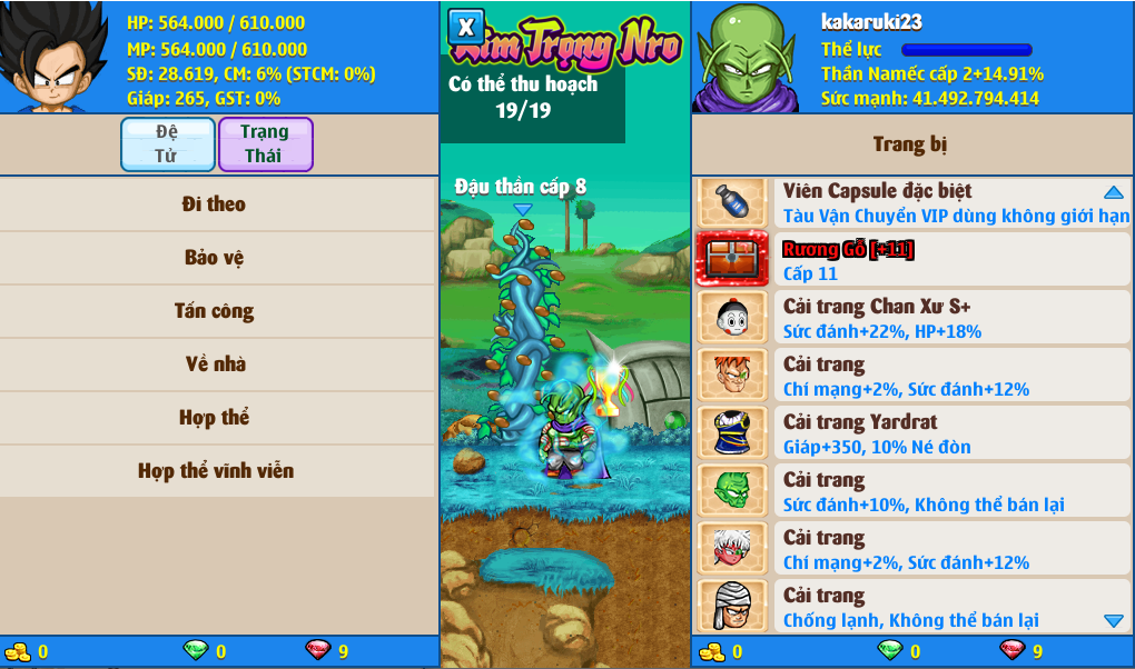 Nick Ngọc Rồng Online VIP giá rẻ, NickDaoQuan.Com, Shop Nick Ngọc Rồng