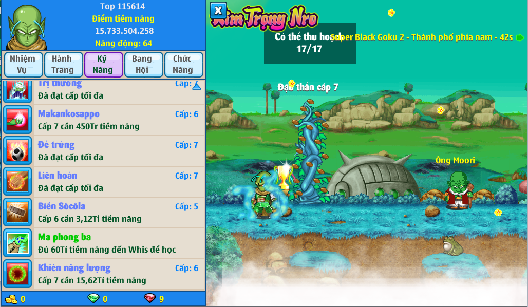 Nick Ngọc Rồng Online VIP giá rẻ, NickDaoQuan.Com, Shop Nick Ngọc Rồng