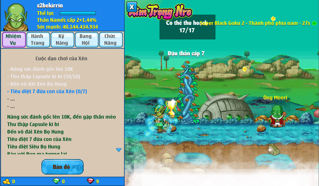 Nick Ngọc Rồng Online VIP giá rẻ, NickDaoQuan.Com, Shop Nick Ngọc Rồng