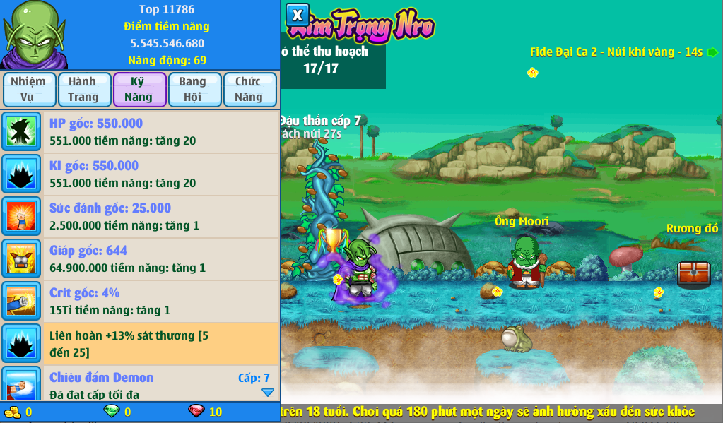 Nick Ngọc Rồng Online VIP giá rẻ, NickDaoQuan.Com, Shop Nick Ngọc Rồng