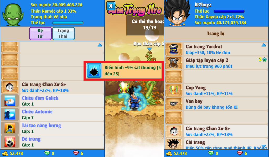 Nick Ngọc Rồng Online VIP giá rẻ, NickDaoQuan.Com, Shop Nick Ngọc Rồng