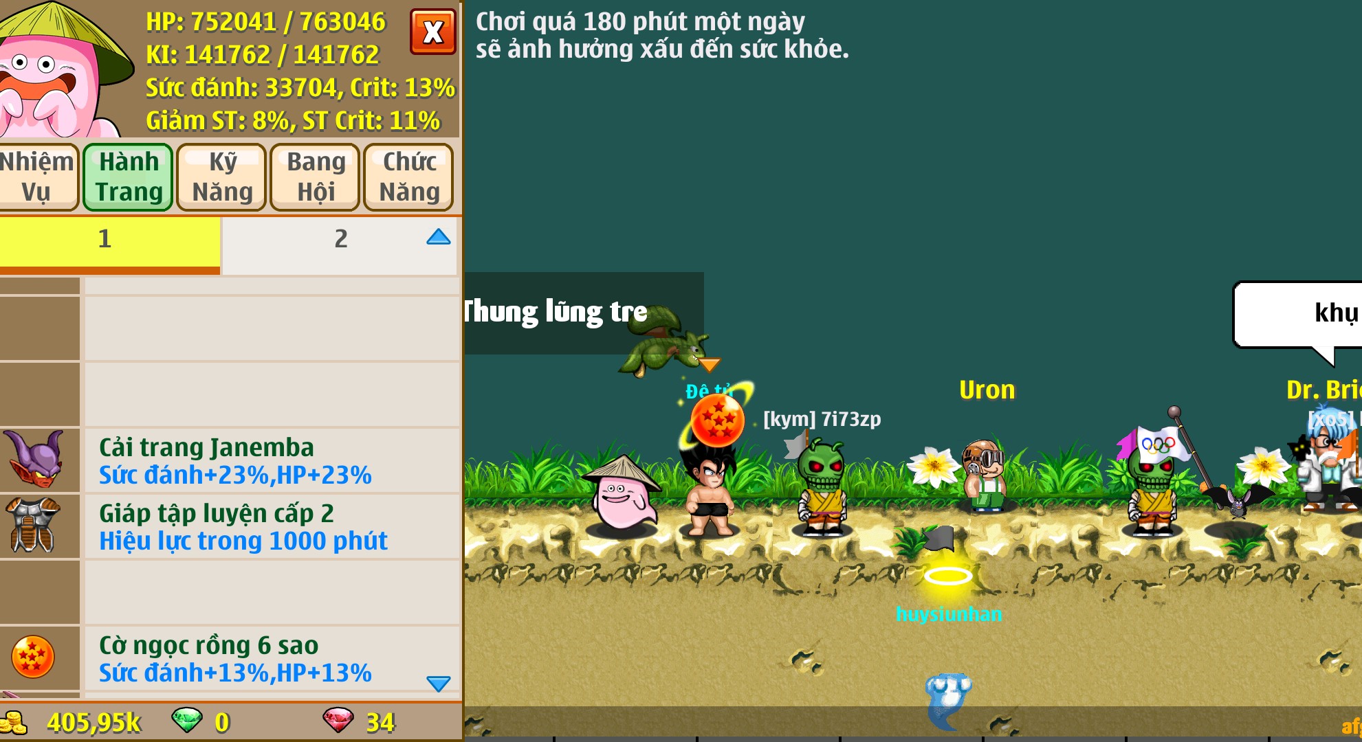 Nick Ngọc Rồng Online VIP giá rẻ, NickDaoquan.Vn, Shop Nick Ngọc Rồng