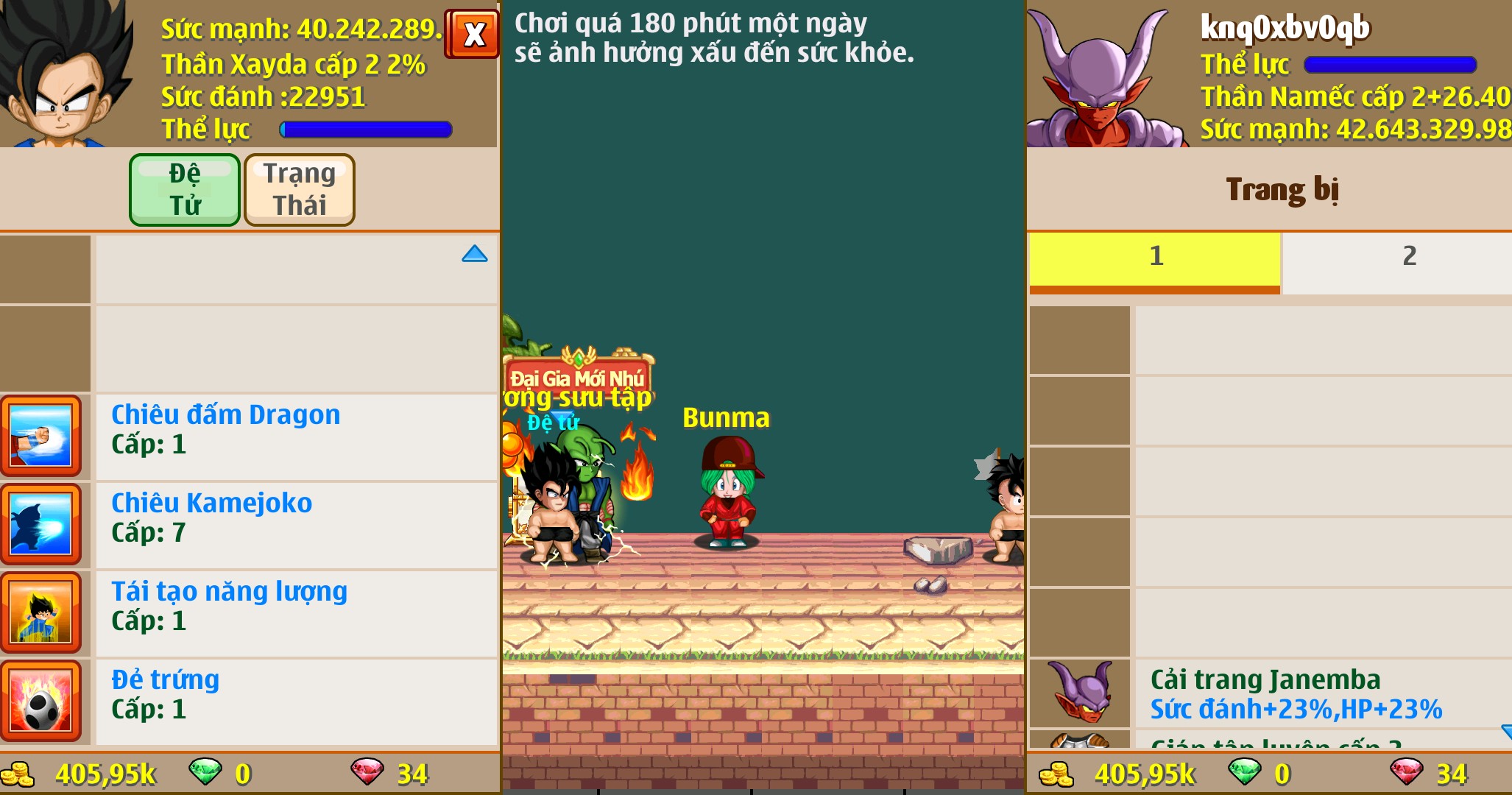 Nick Ngọc Rồng Online VIP giá rẻ, NickDaoquan.Vn, Shop Nick Ngọc Rồng