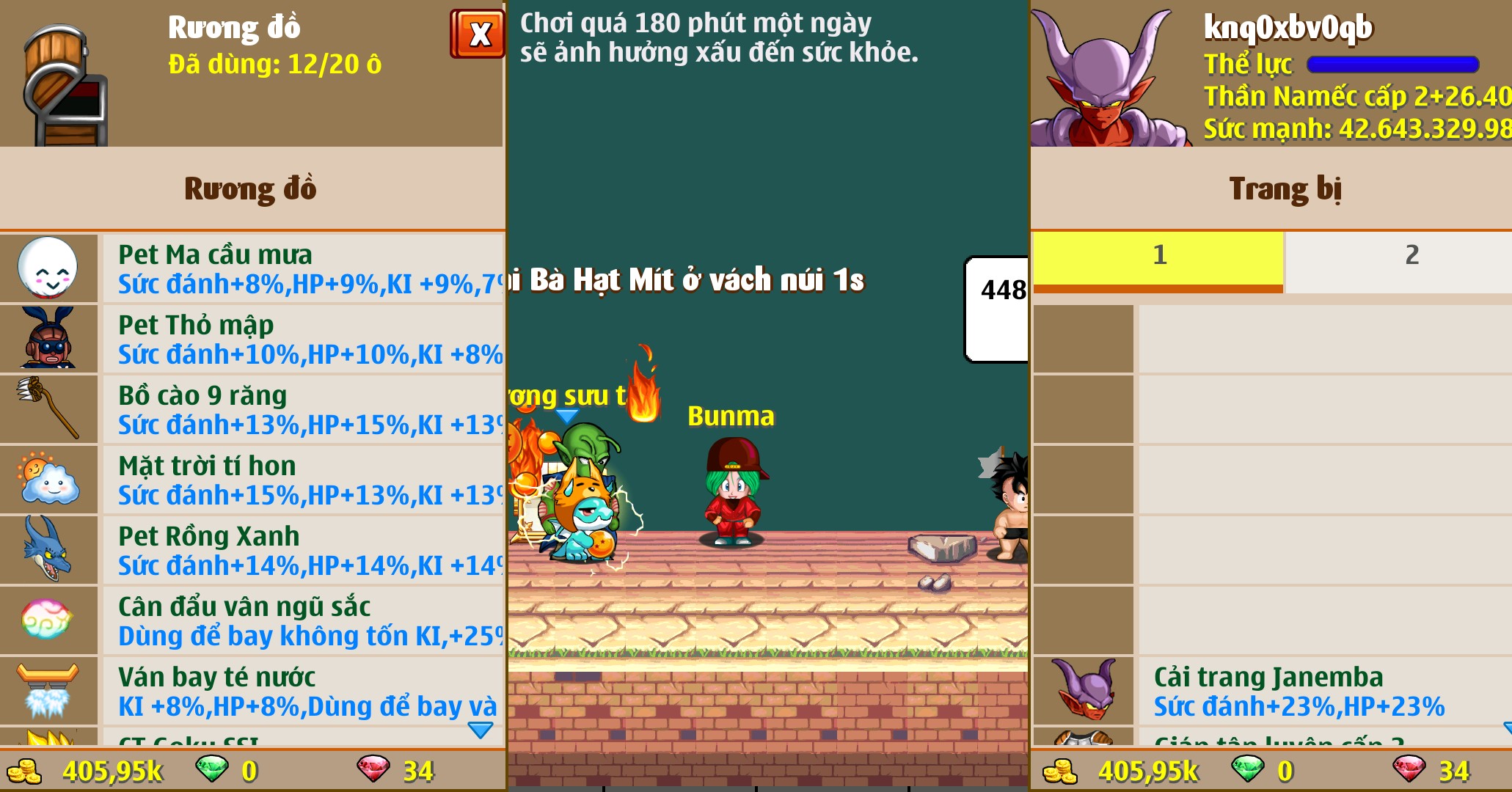 Nick Ngọc Rồng Online VIP giá rẻ, NickDaoquan.Vn, Shop Nick Ngọc Rồng