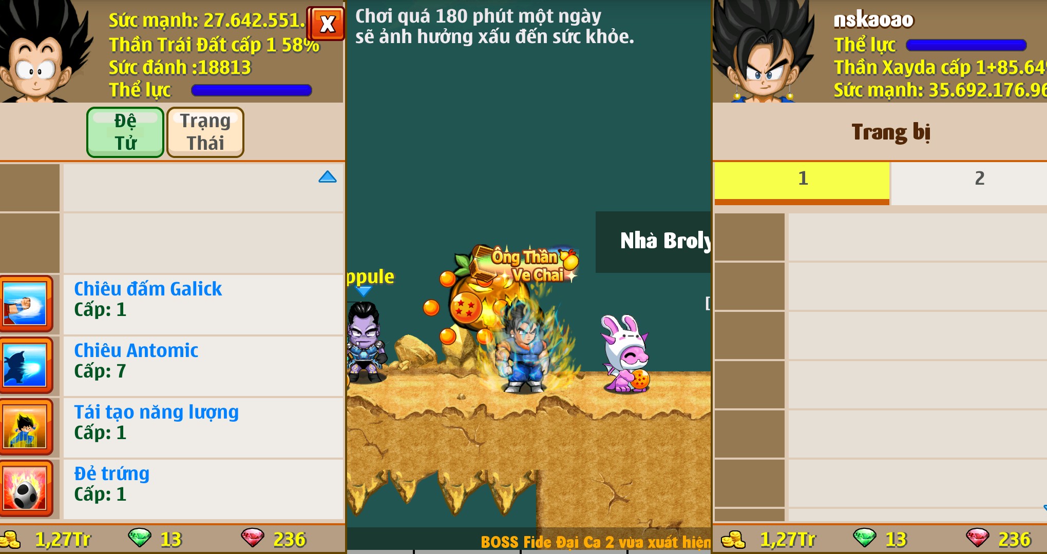 Nick Ngọc Rồng Online VIP giá rẻ, NickDaoquan.Vn, Shop Nick Ngọc Rồng