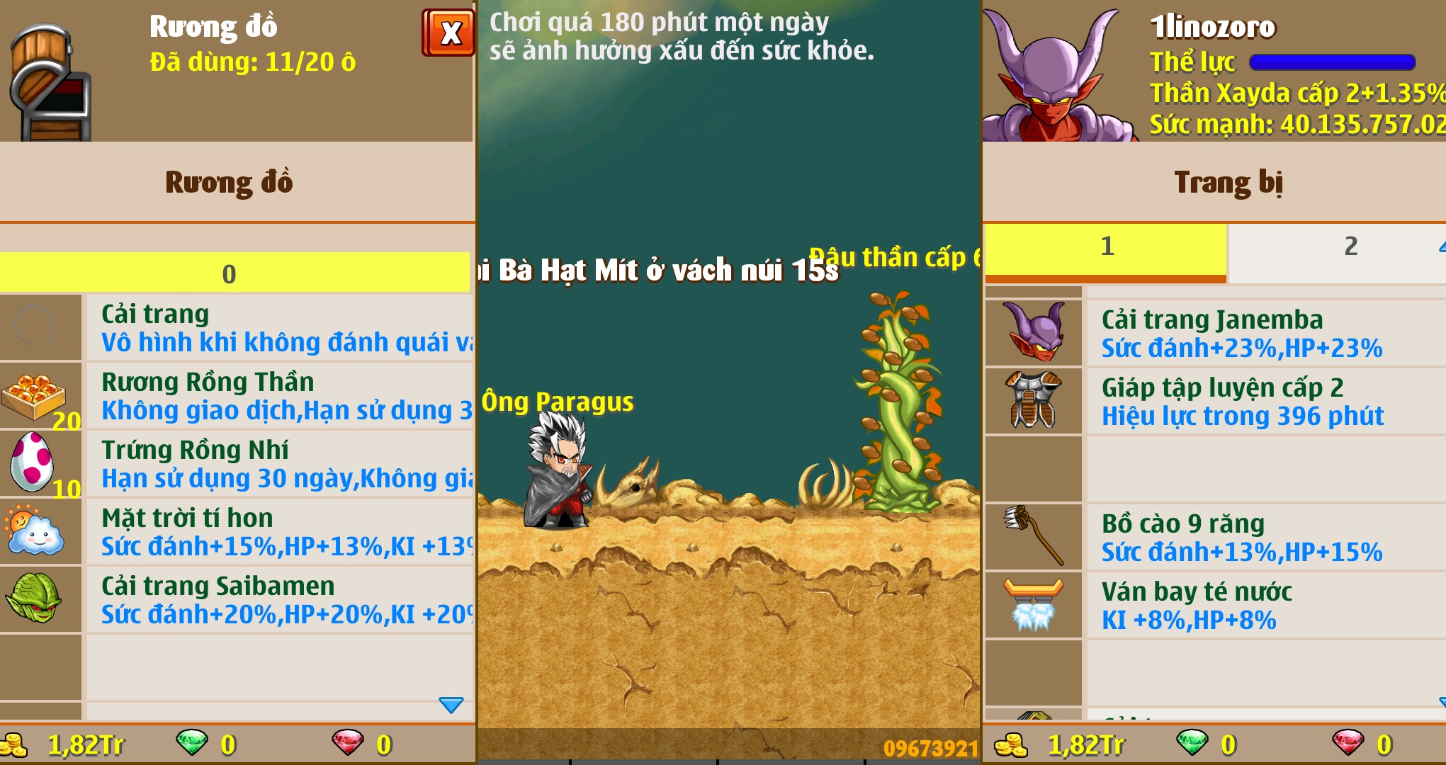 Nick Ngọc Rồng Online VIP giá rẻ, NickDaoquan.Vn, Shop Nick Ngọc Rồng