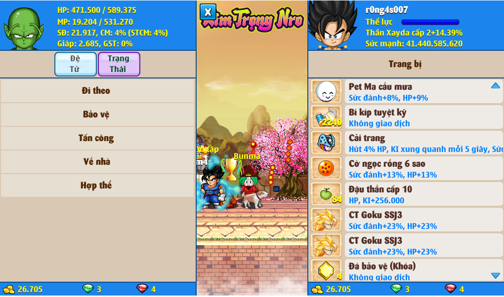 Nick Ngọc Rồng Online VIP giá rẻ, NickDaoQuan.Com, Shop Nick Ngọc Rồng