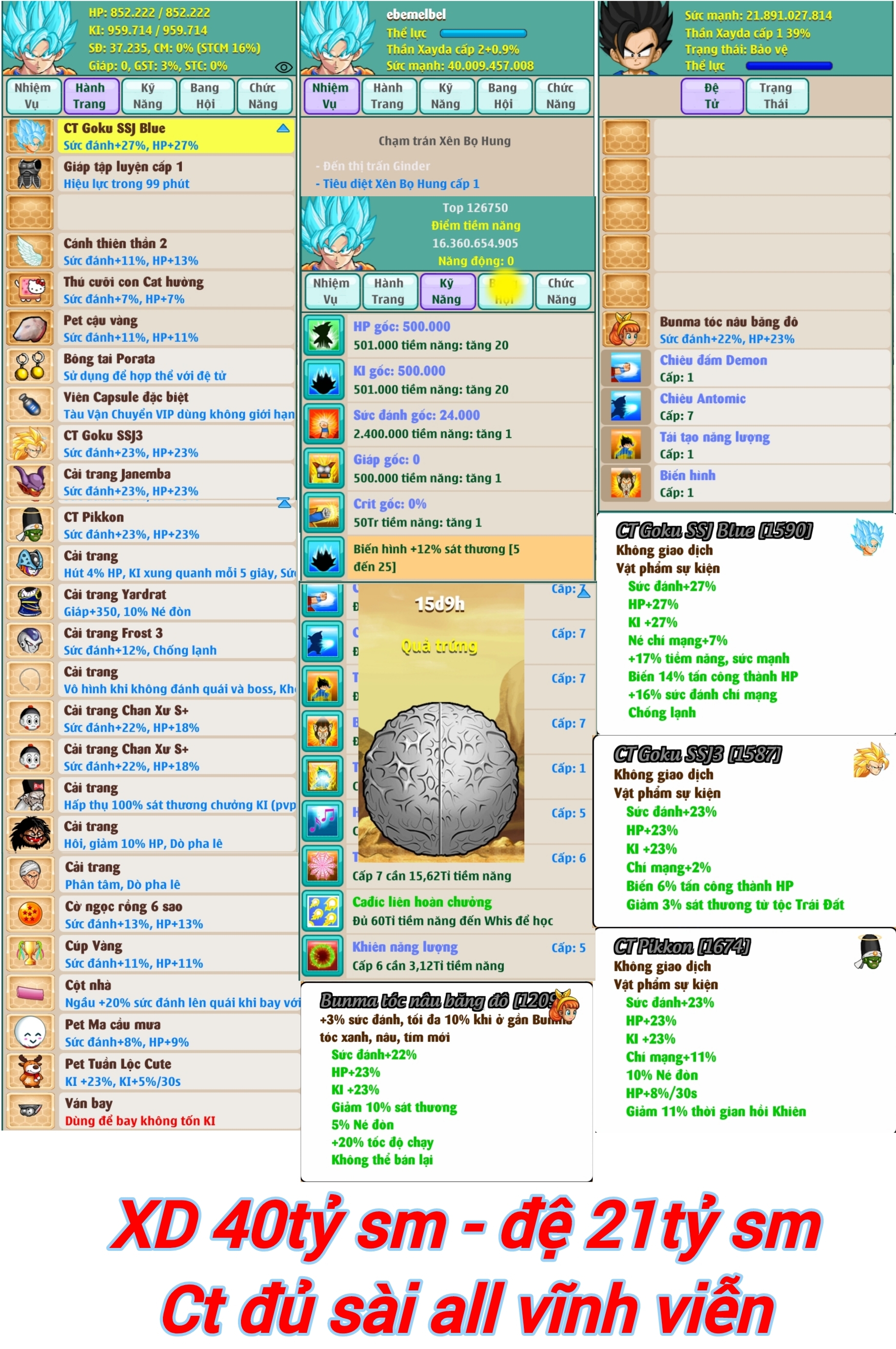 Nick Ngọc Rồng Online VIP giá rẻ, NickDaoQuan.Com, Shop Nick Ngọc Rồng