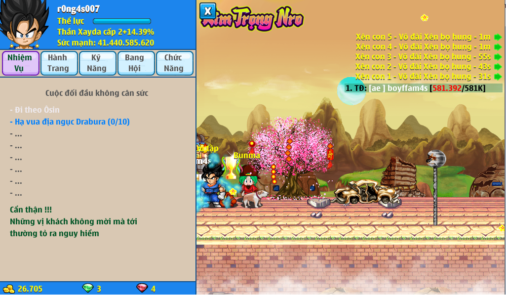 Nick Ngọc Rồng Online VIP giá rẻ, NickDaoQuan.Com, Shop Nick Ngọc Rồng