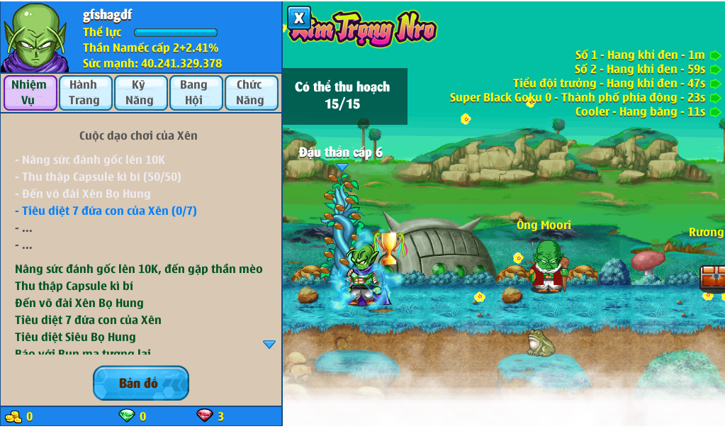 Nick Ngọc Rồng Online VIP giá rẻ, NickDaoQuan.Com, Shop Nick Ngọc Rồng