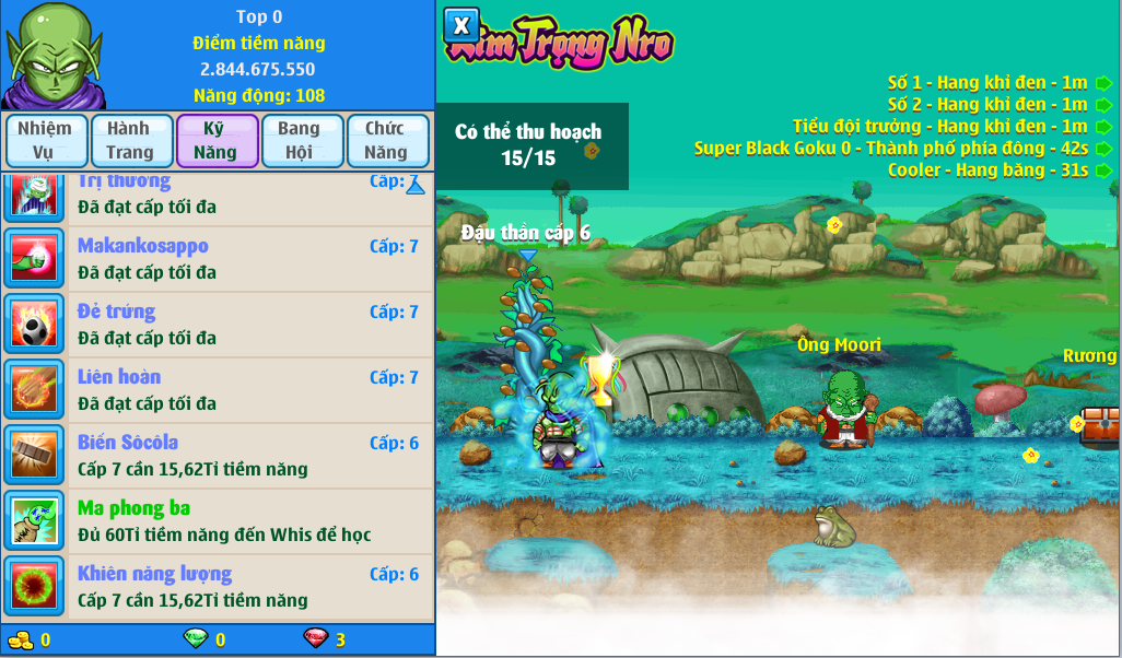 Nick Ngọc Rồng Online VIP giá rẻ, NickDaoQuan.Com, Shop Nick Ngọc Rồng