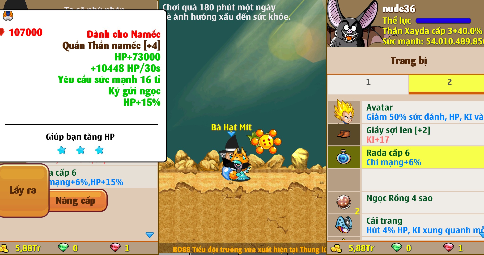 Nick Ngọc Rồng Online VIP giá rẻ, NickDaoquan.Vn, Shop Nick Ngọc Rồng