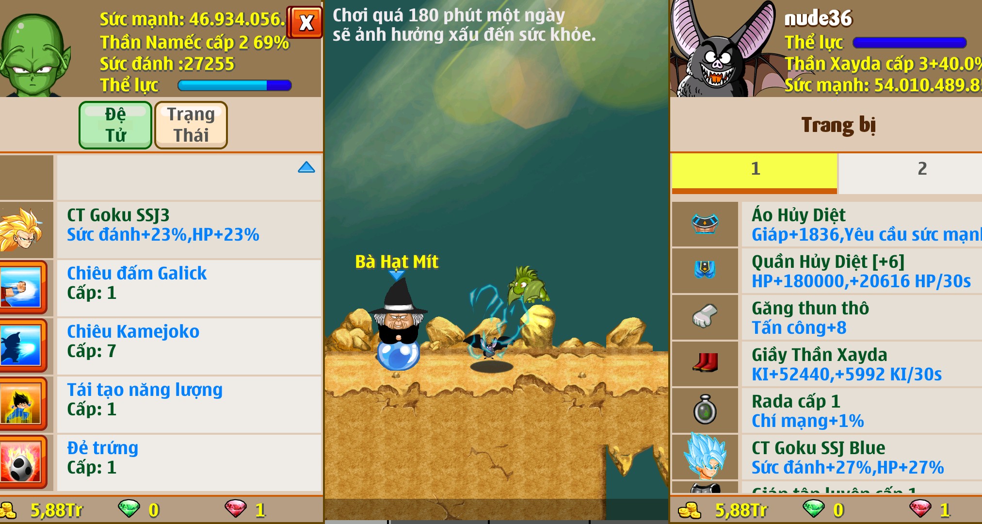 Nick Ngọc Rồng Online VIP giá rẻ, NickDaoquan.Vn, Shop Nick Ngọc Rồng