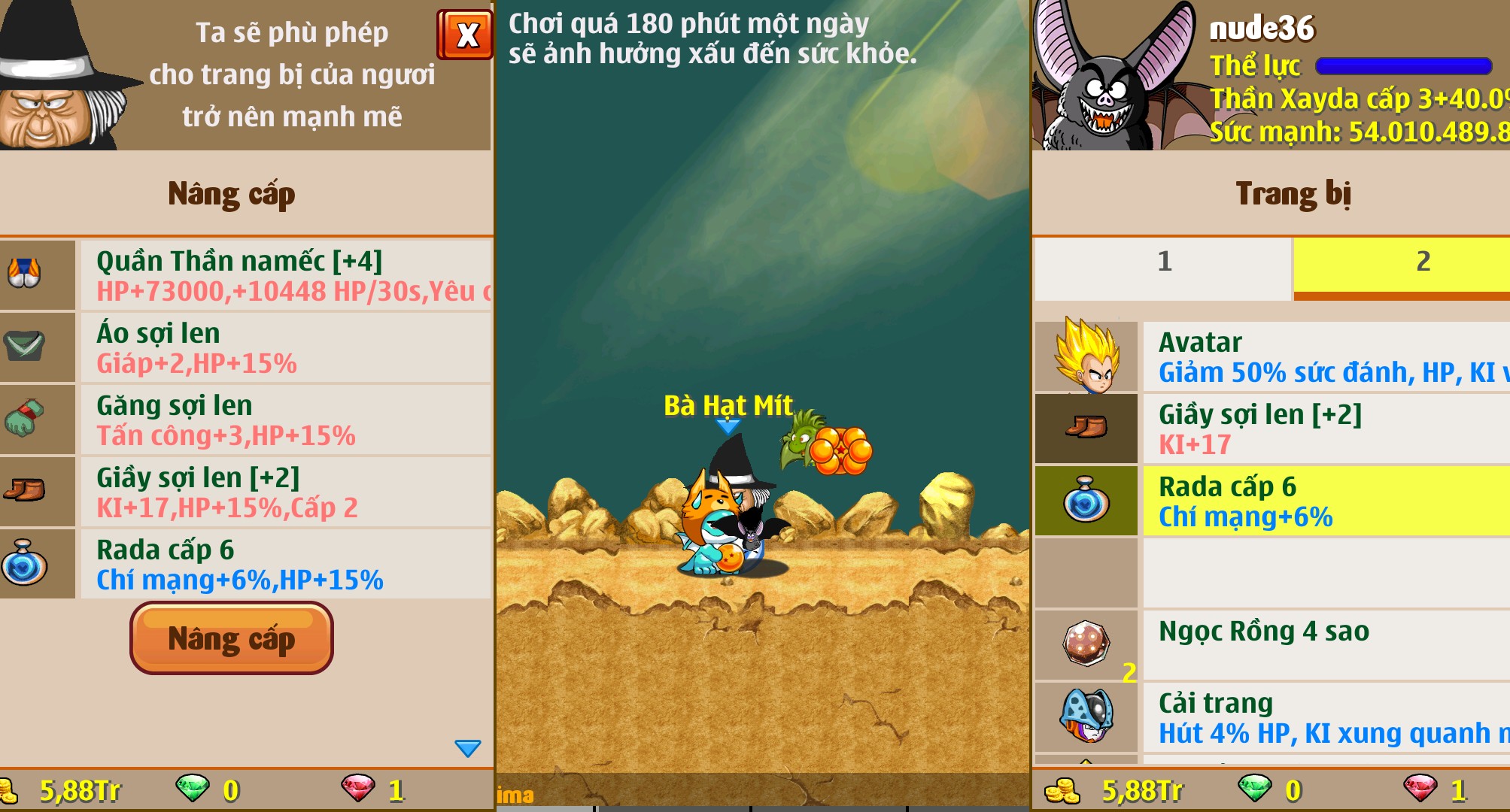 Nick Ngọc Rồng Online VIP giá rẻ, NickDaoquan.Vn, Shop Nick Ngọc Rồng