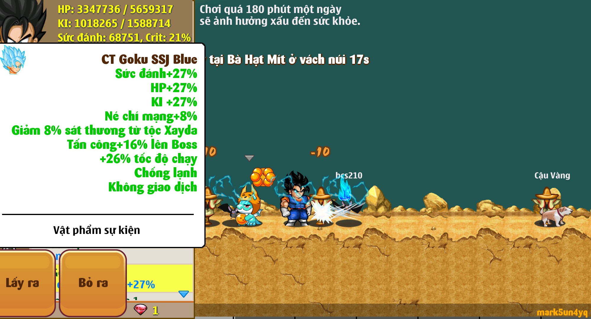 Nick Ngọc Rồng Online VIP giá rẻ, NickDaoquan.Vn, Shop Nick Ngọc Rồng