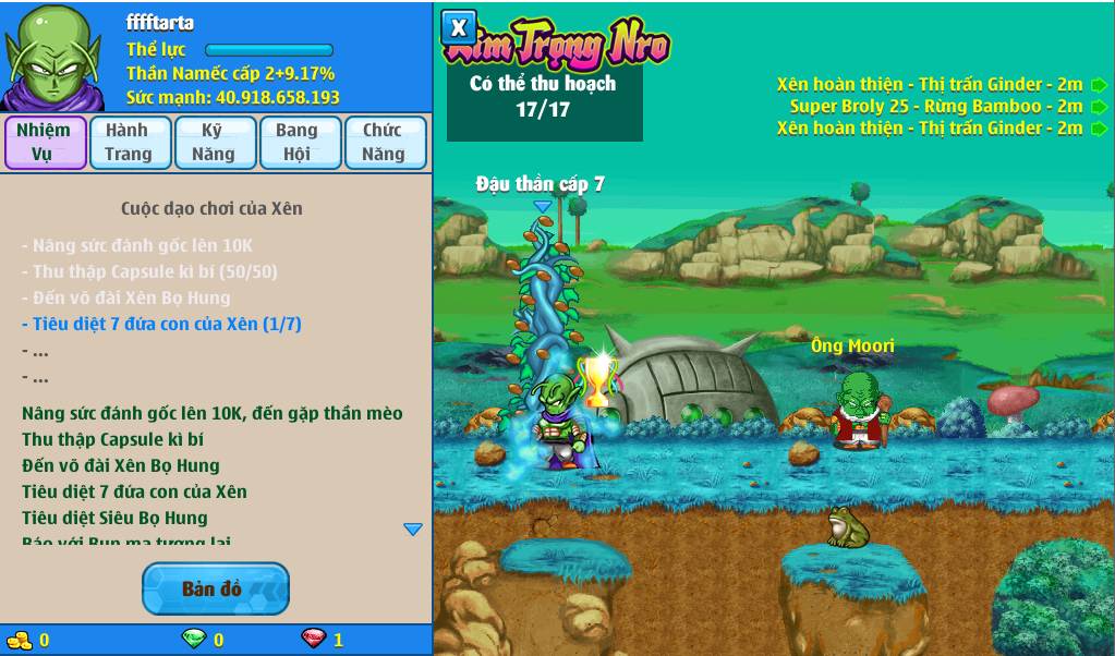 Nick Ngọc Rồng Online VIP giá rẻ, NickDaoQuan.Com, Shop Nick Ngọc Rồng