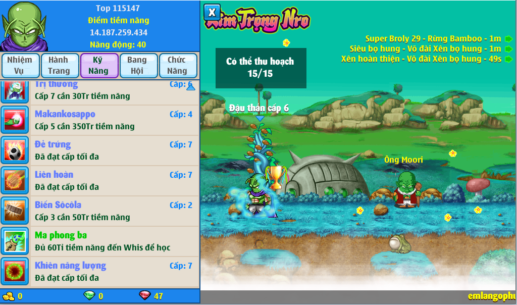 Nick Ngọc Rồng Online VIP giá rẻ, NickDaoQuan.Com, Shop Nick Ngọc Rồng