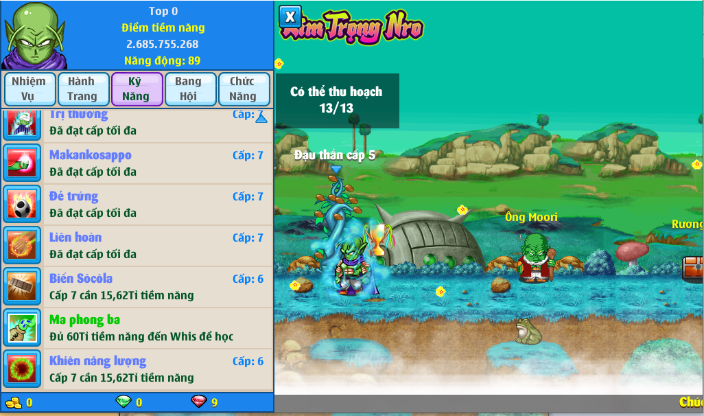 Nick Ngọc Rồng Online VIP giá rẻ, NickDaoQuan.Com, Shop Nick Ngọc Rồng