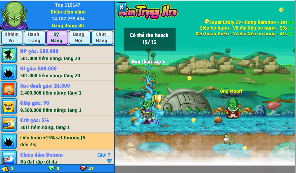 Nick Ngọc Rồng Online VIP giá rẻ, NickDaoQuan.Com, Shop Nick Ngọc Rồng