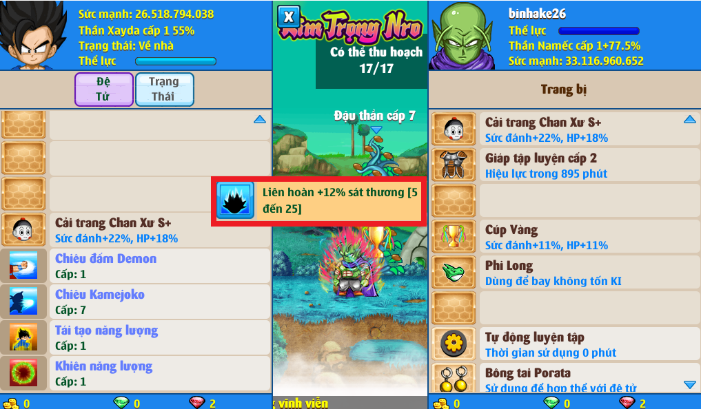 Nick Ngọc Rồng Online VIP giá rẻ, NickDaoQuan.Com, Shop Nick Ngọc Rồng