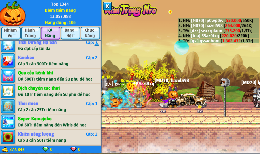 Nick Ngọc Rồng Online VIP giá rẻ, NickDaoQuan.Com, Shop Nick Ngọc Rồng