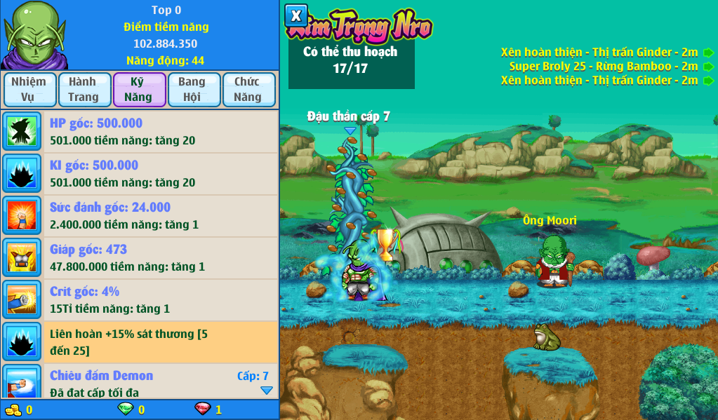 Nick Ngọc Rồng Online VIP giá rẻ, NickDaoQuan.Com, Shop Nick Ngọc Rồng