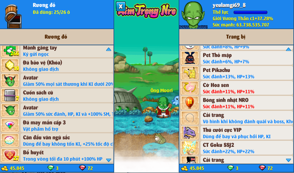 Nick Ngọc Rồng Online VIP giá rẻ, NickDaoQuan.Com, Shop Nick Ngọc Rồng