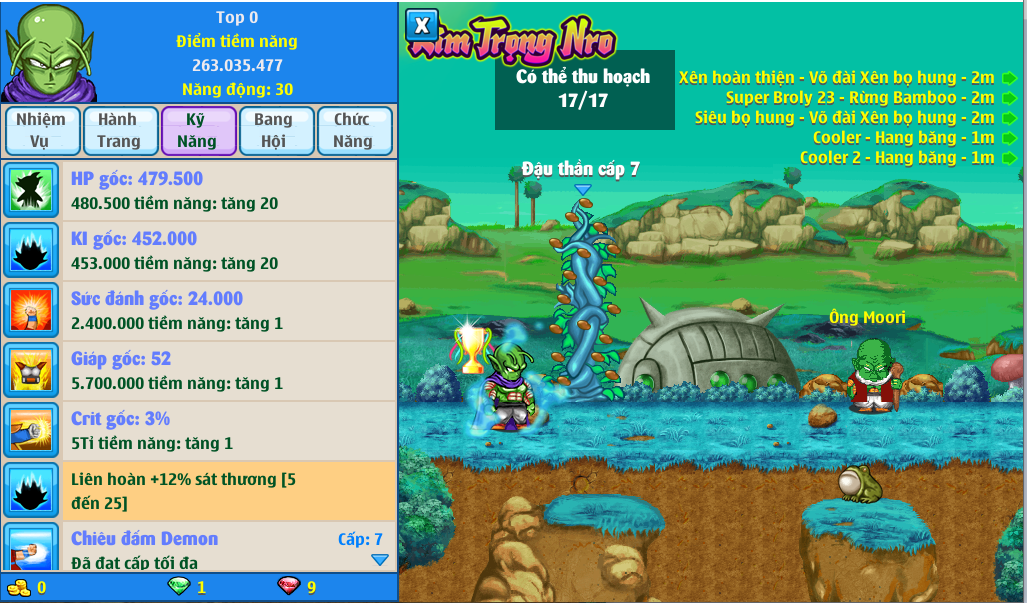 Nick Ngọc Rồng Online VIP giá rẻ, NickDaoQuan.Com, Shop Nick Ngọc Rồng