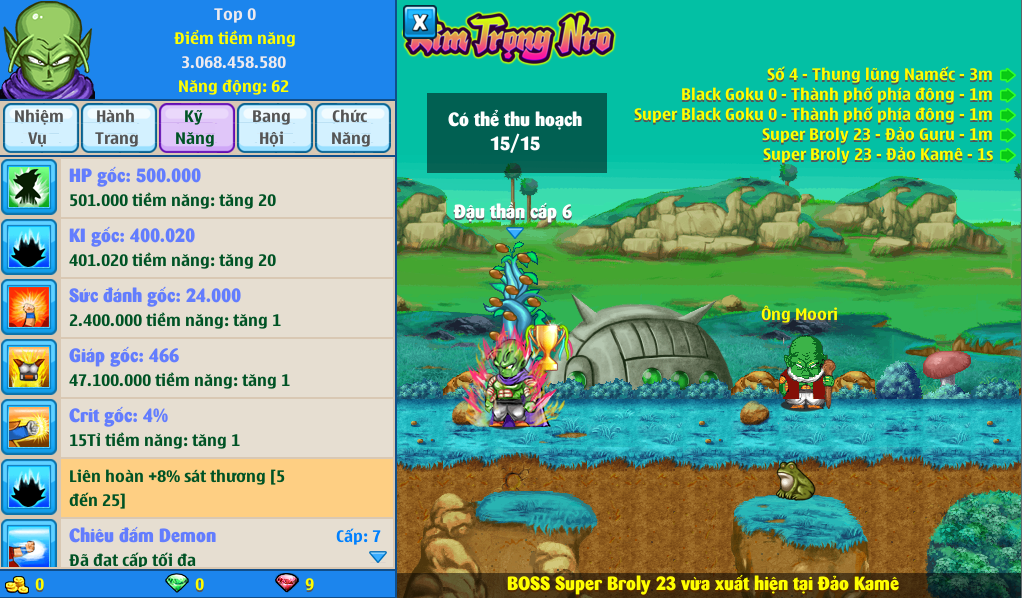 Nick Ngọc Rồng Online VIP giá rẻ, NickDaoQuan.Com, Shop Nick Ngọc Rồng