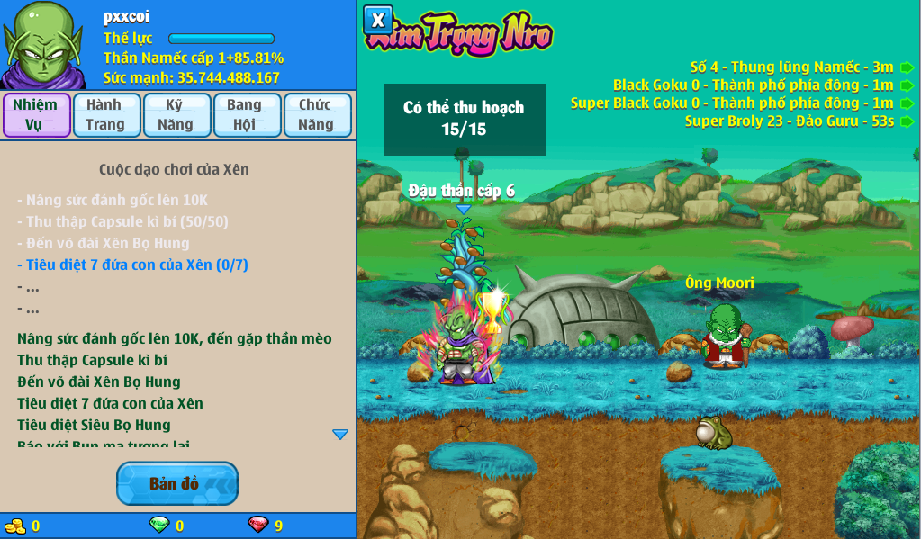 Nick Ngọc Rồng Online VIP giá rẻ, NickDaoQuan.Com, Shop Nick Ngọc Rồng