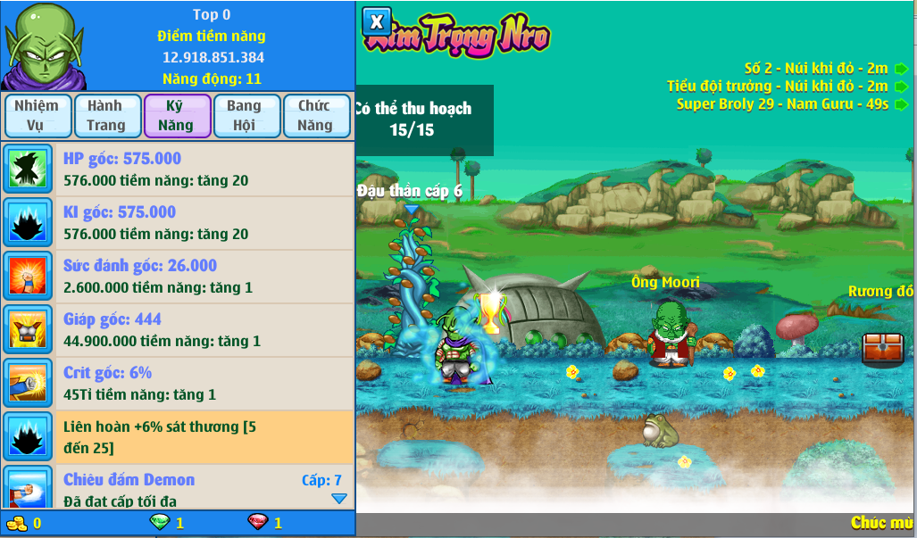 Nick Ngọc Rồng Online VIP giá rẻ, NickDaoQuan.Com, Shop Nick Ngọc Rồng