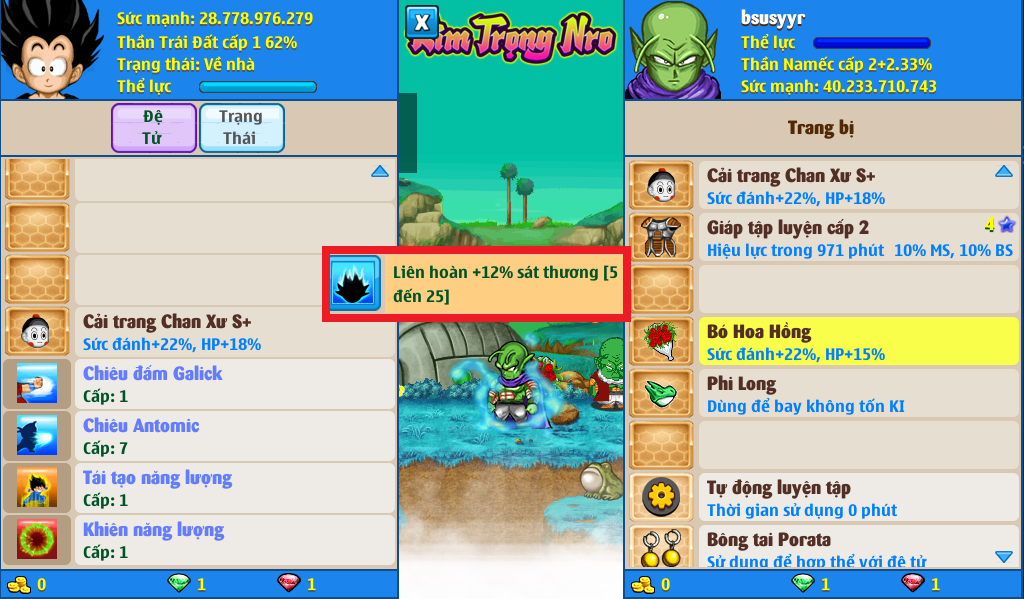 Nick Ngọc Rồng Online VIP giá rẻ, NickDaoQuan.Com, Shop Nick Ngọc Rồng