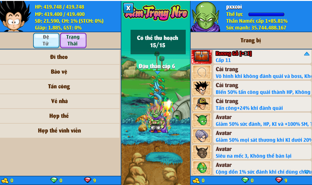 Nick Ngọc Rồng Online VIP giá rẻ, NickDaoQuan.Com, Shop Nick Ngọc Rồng