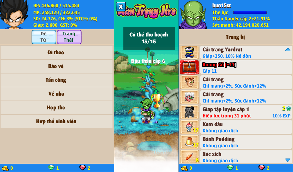 Nick Ngọc Rồng Online VIP giá rẻ, NickDaoQuan.Com, Shop Nick Ngọc Rồng